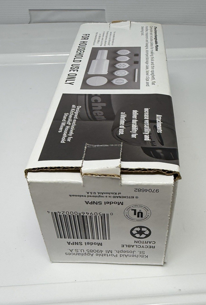 KitchenAid Pasta Maker Plates with Storage Stomper Model SNPA Complete Clean