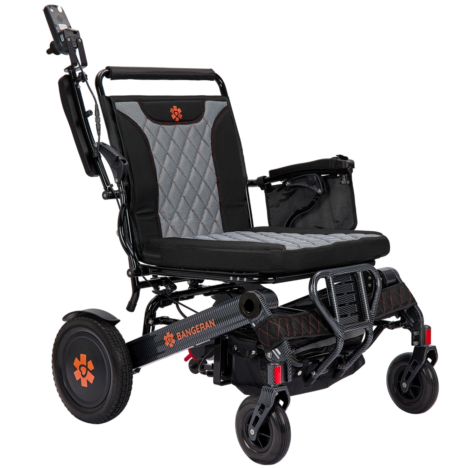 Foldable Mammoth EX Heavy Duty Powered Wheelchair 500 lb Capacity, 70 lb Weight