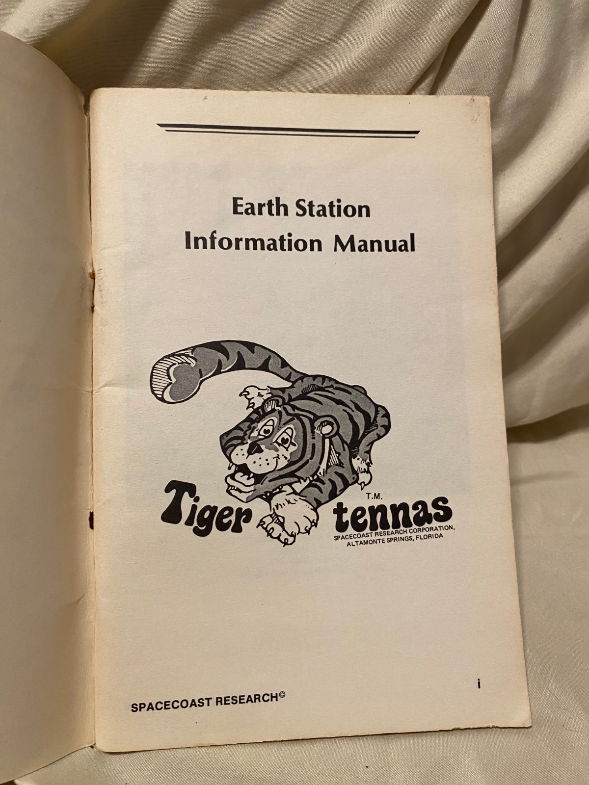Earth Station Information Manual Tiger Tennas Spacecoast Research Paperback 1980
