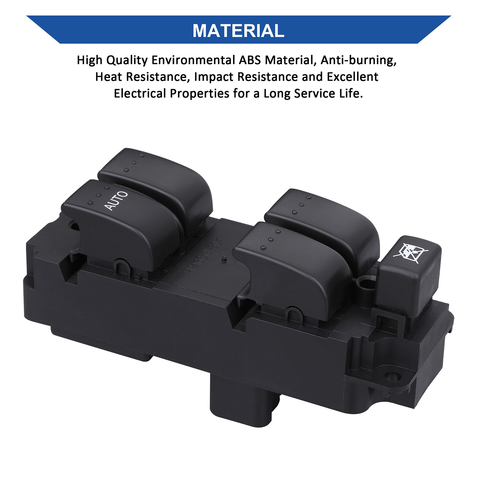 Master Power Window Control Switch Driver Side For 2004-2009 Mazda 3 BN8F66350A