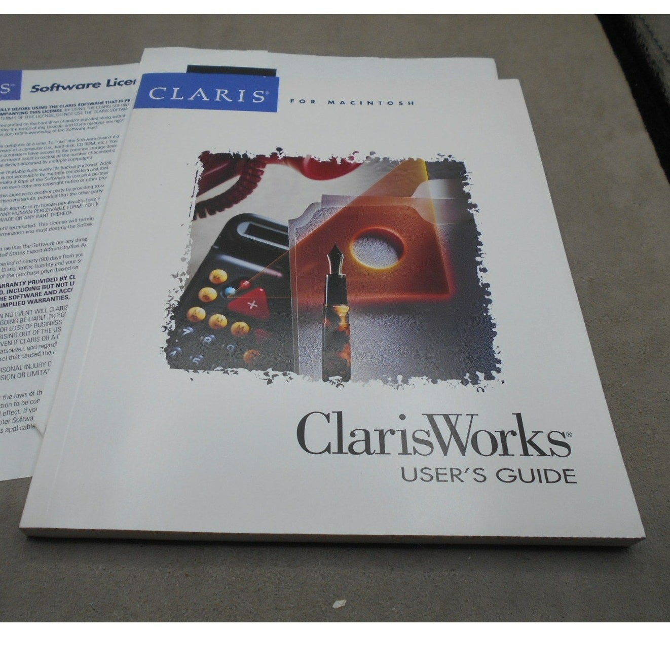 Vintage ClarisWorks User's Guide 1994 Integrated Software for Macintosh