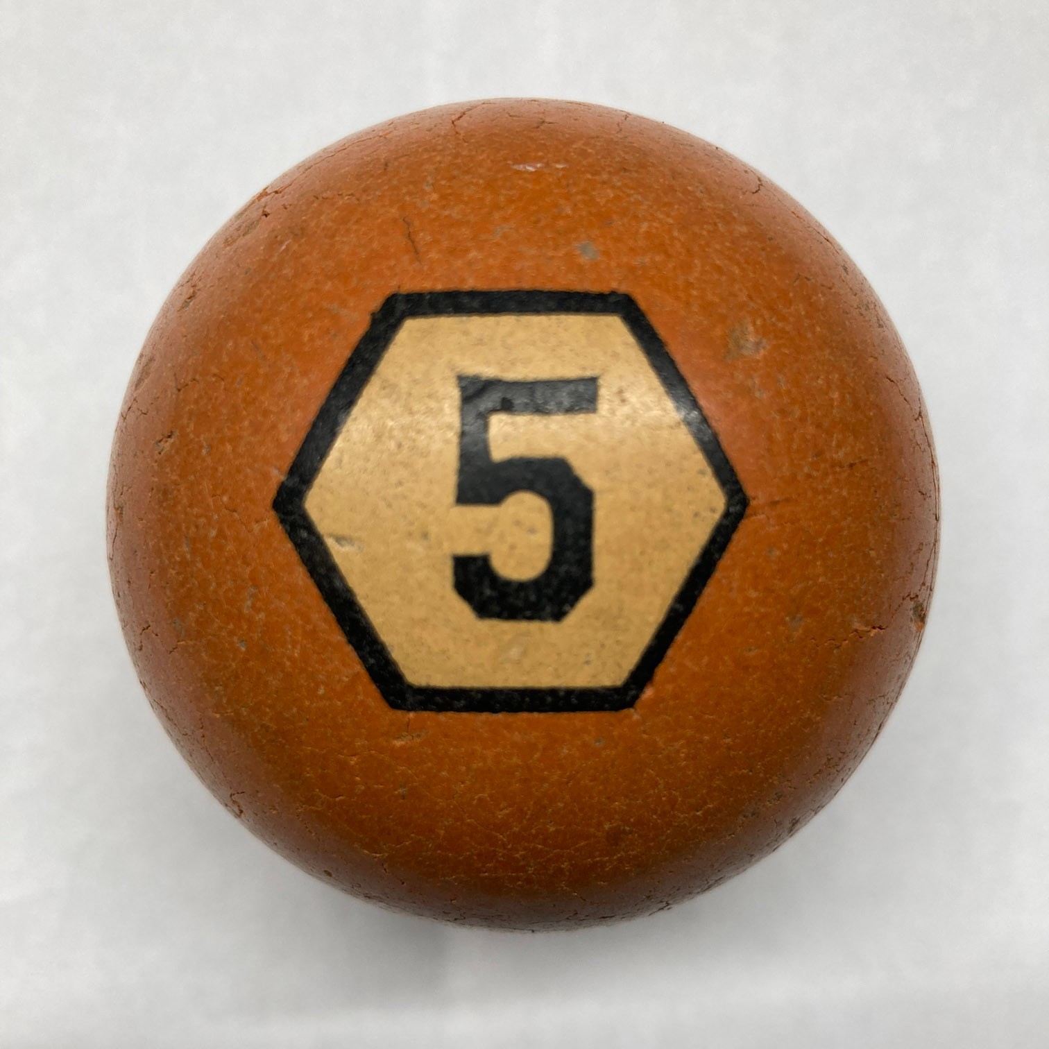 Hyatt DirectSite #5 Hexagonal clay pool ball direct site hex -FAST Free SHIP!