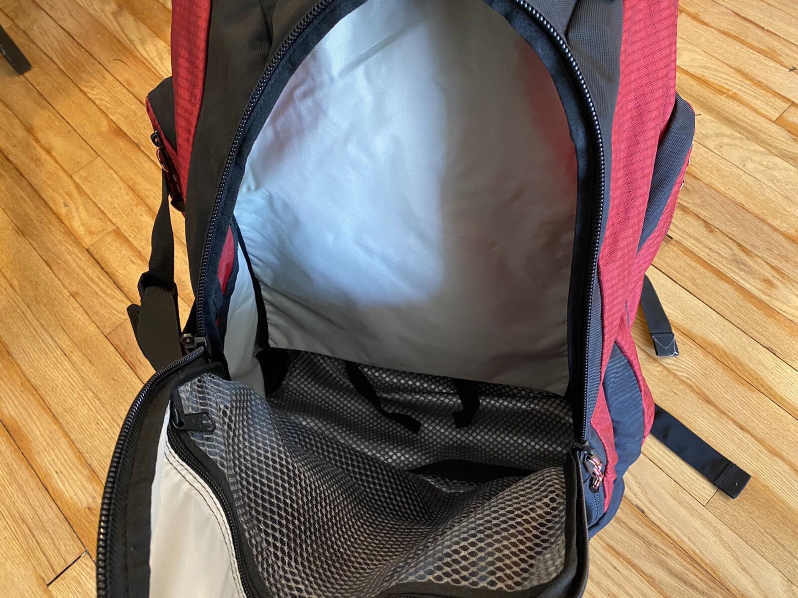 JanSport Travel Backpack Black And Red