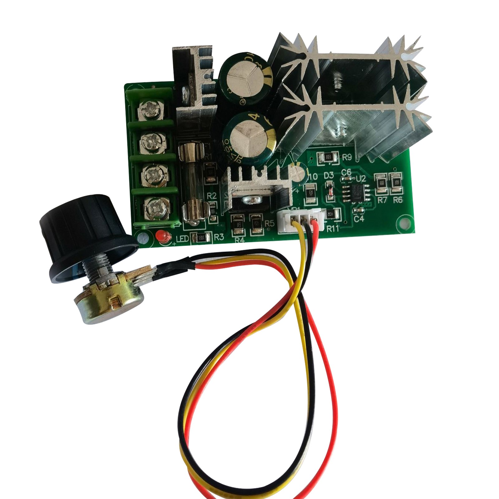 PWM DC 10-60V Motor Speed Controller Switch DC 20A Current Voltage Regulator