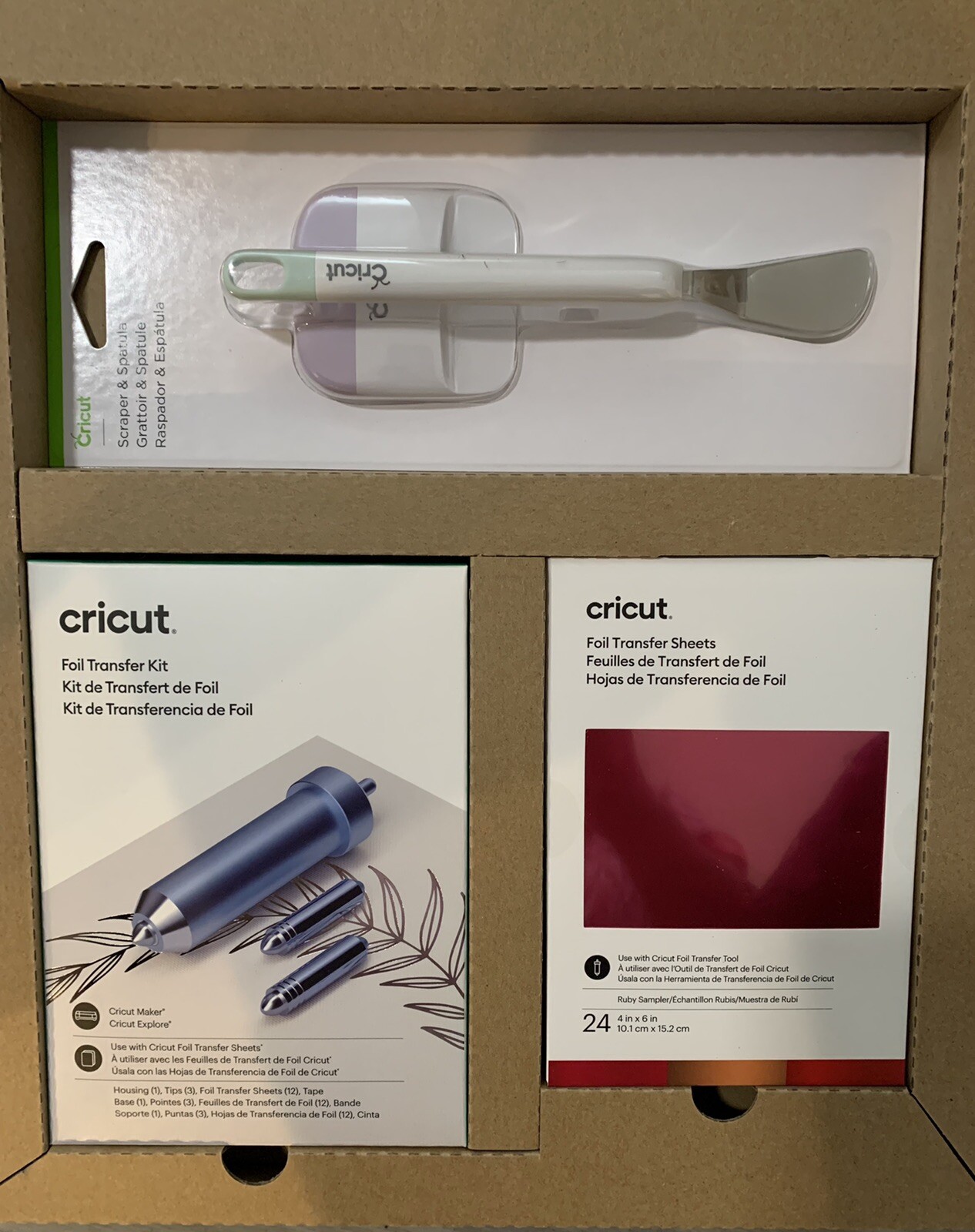 Cricut Foil Transfer Kit with Tools and Accessories NEW