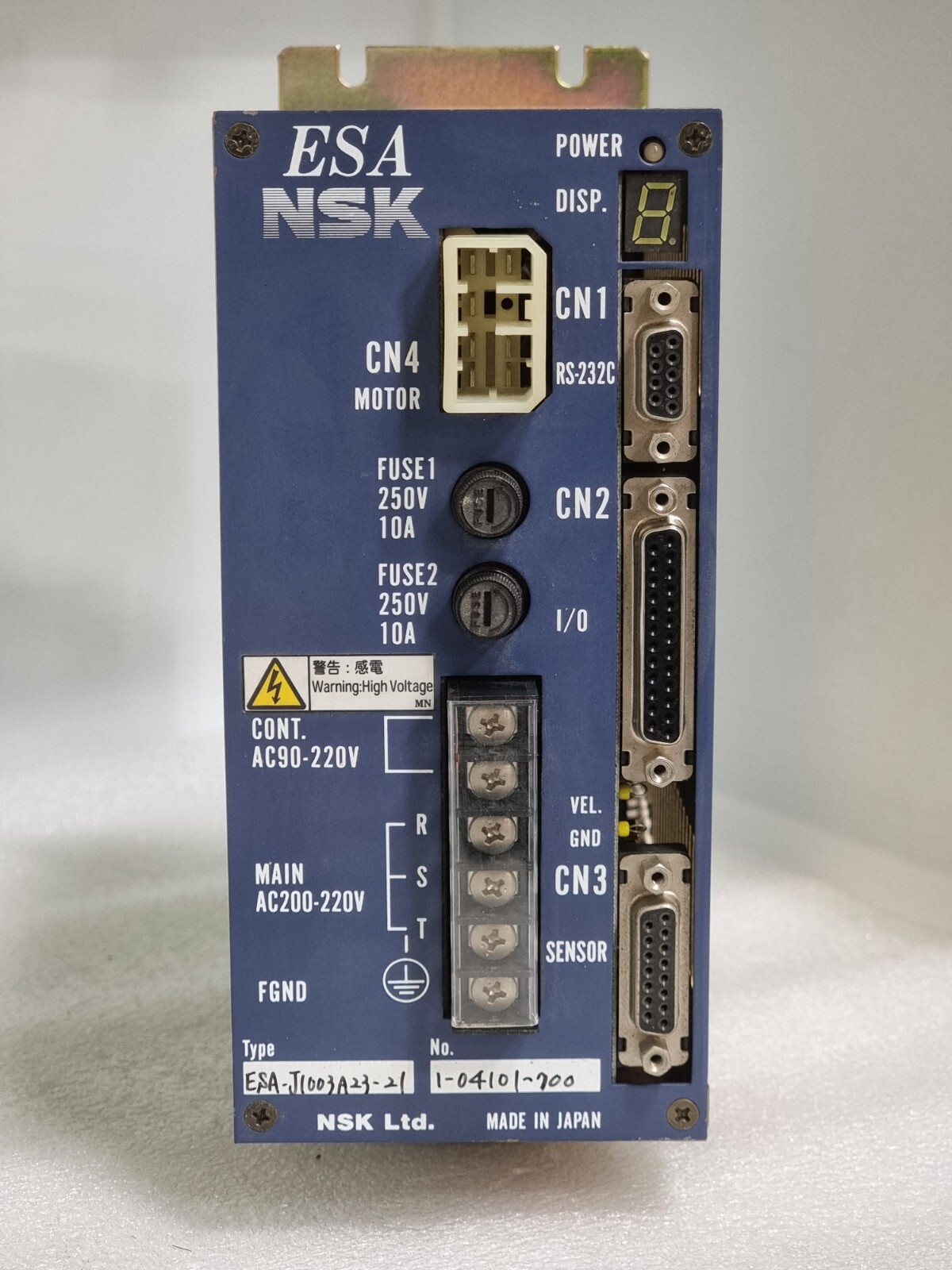 Used NSK ESA MEGATORQUE DIRECT DRIVE ESA-J1003A23-21