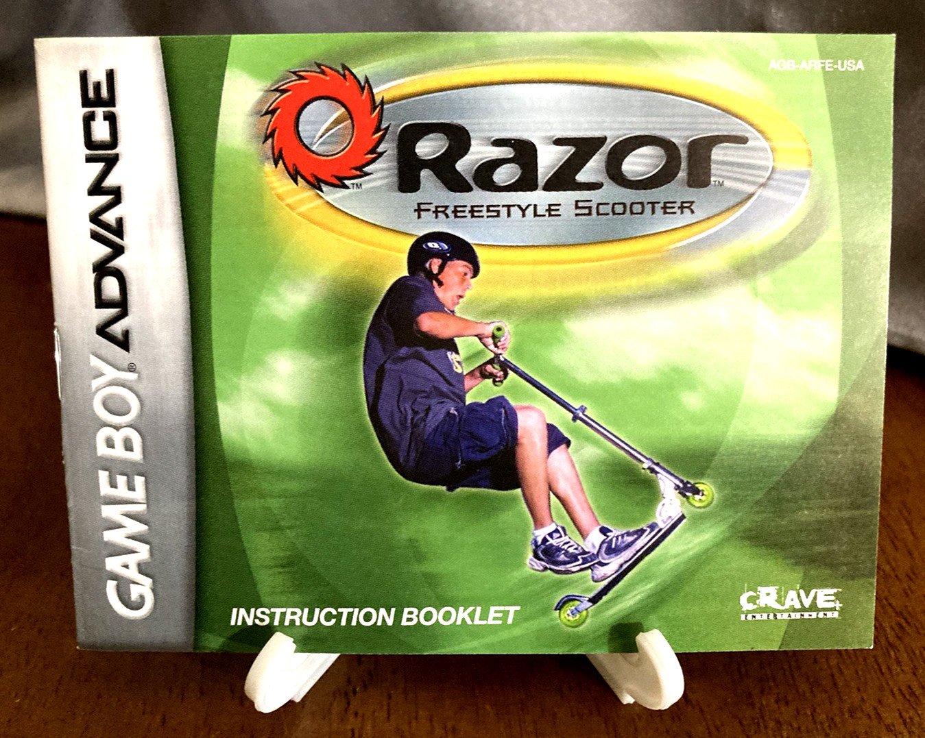 RAZOR Freestyle Scooter Nintendo Game Boy Advance Instruction Booklet 2001