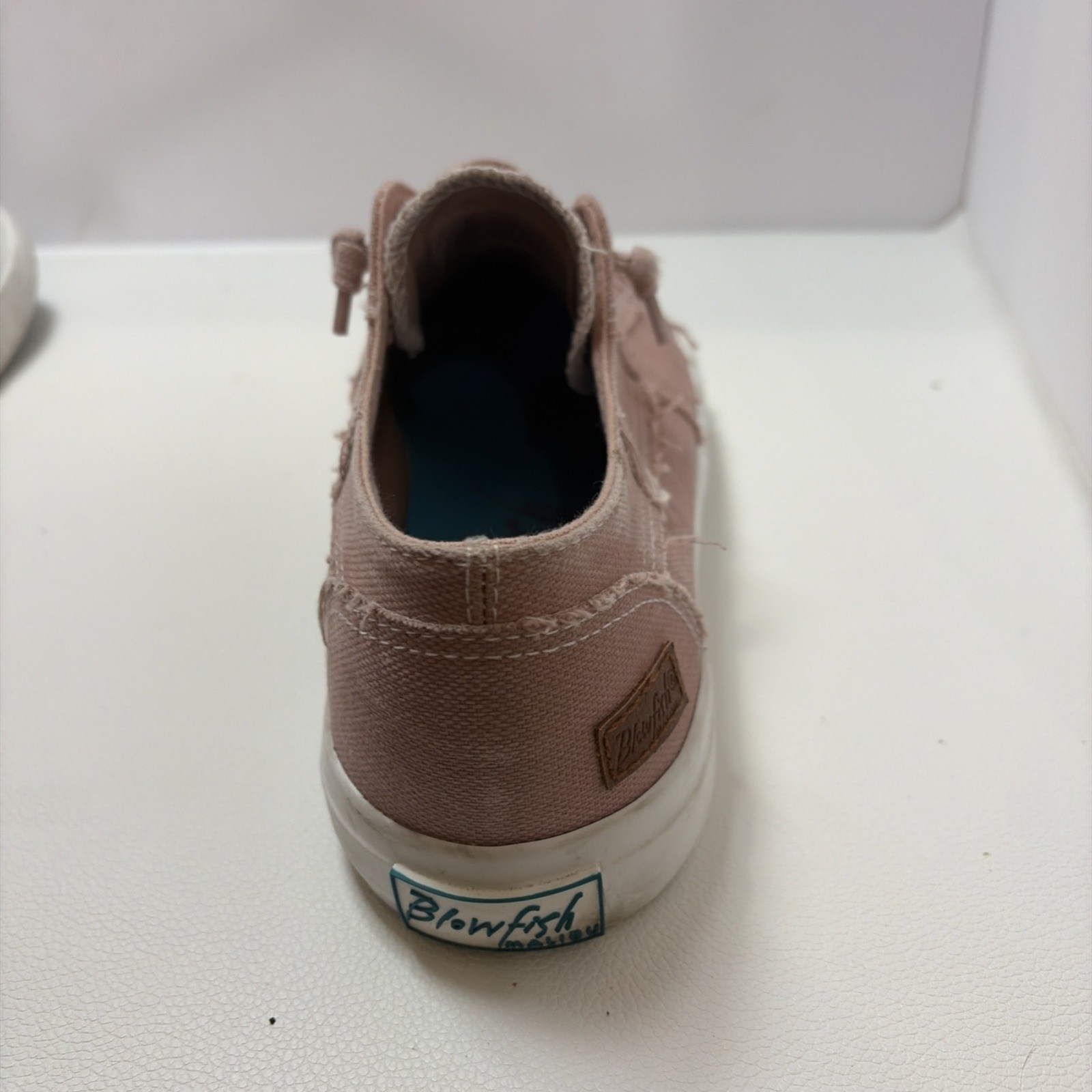 Blowfish Maxie Women's Shoes Size 9 Dirty Pink Smoked Canvas W/Box