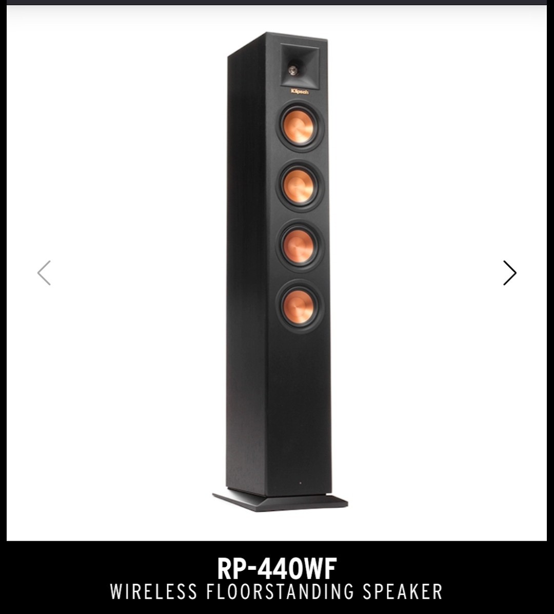 Klipsch Wireless Home Theater System RP-440WF RP-110WSW 2.1 Dolby HDMI Bluetooth