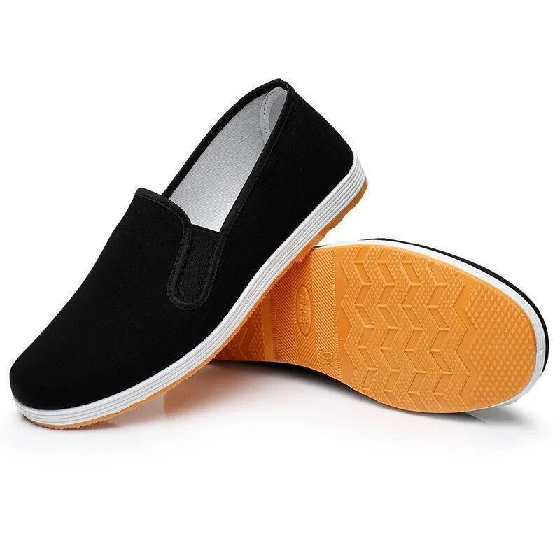 Sport Men's Traditional Chinese Kung Fu Cotton Cloth Shoes Tai-chi Martial Art