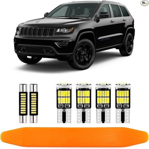 15pcs Interior LED Lights Kit Super Bright Map Dome Bulbs for all models, with P
