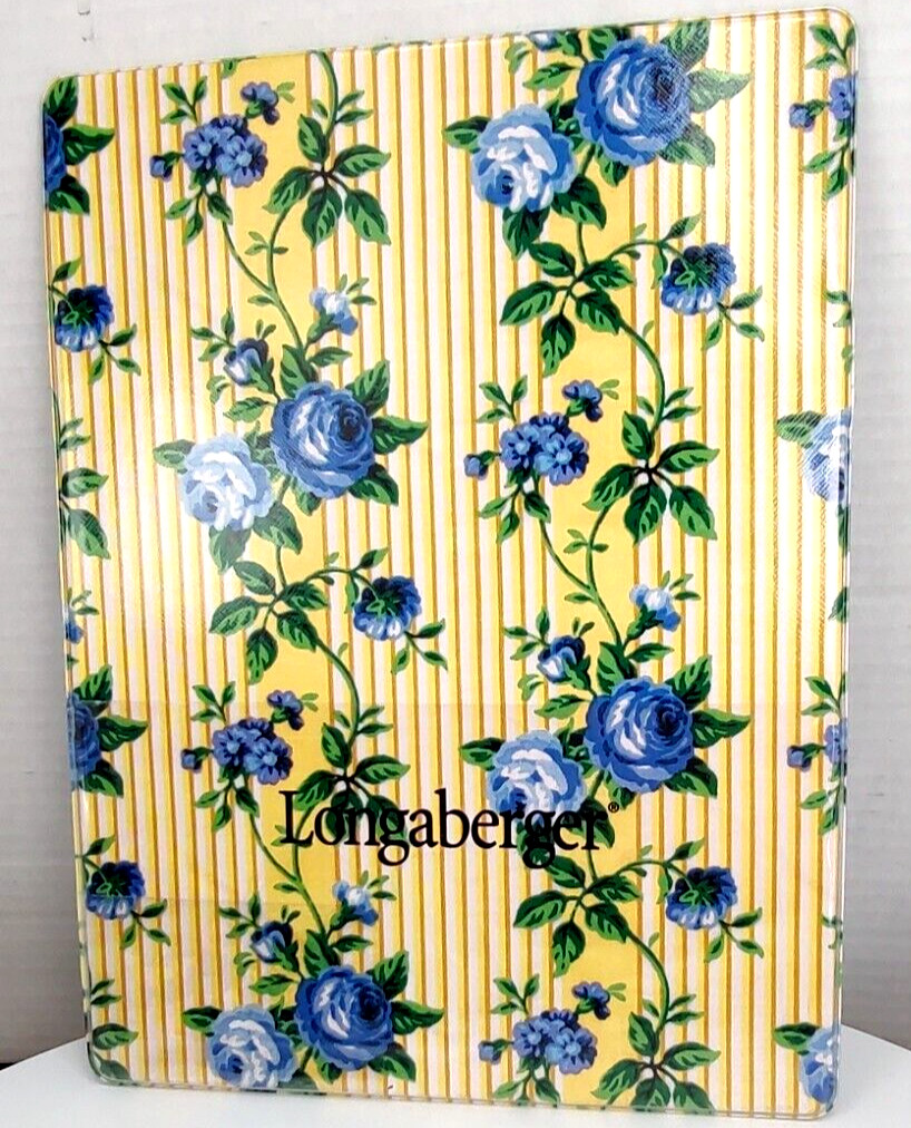 Longaberger 9.5"Lx12"T 'Rose Trellis Writing Office Organizer Sleeve Board