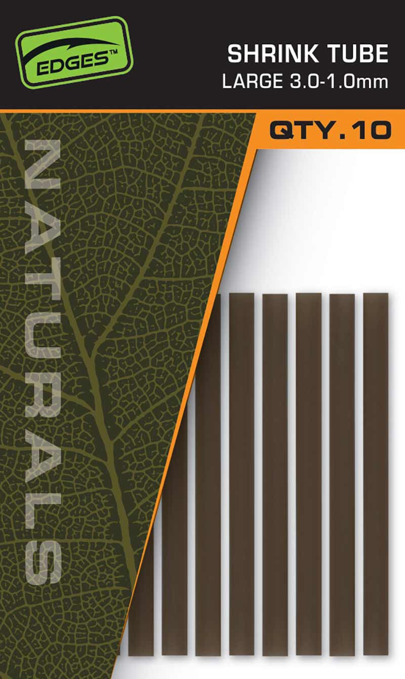 Fox EDGES™ Naturals Shrink Tube Large 3.0-1.0mm Carp Fishing Tackle CAC873