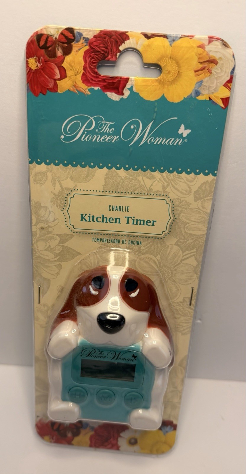 The Pioneer Woman Charlie Digital Timer Magnetic LCD Display Dog Design. NIB.