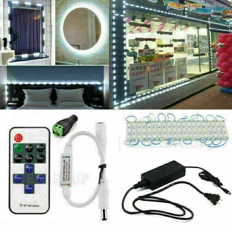 Brightest Store Front LED SMD Window Light Module with 12V power supply + Remote