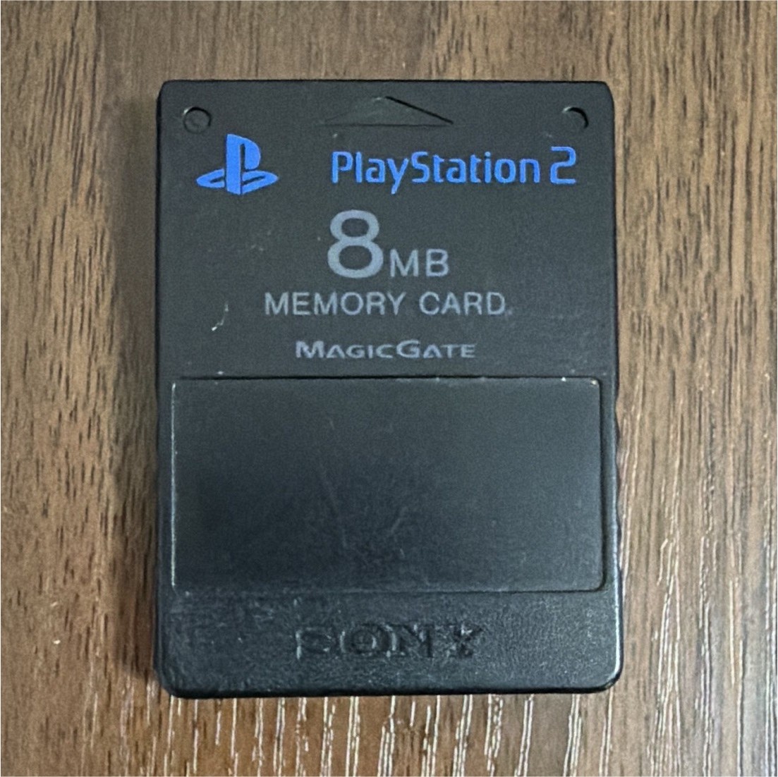 Authentic Sony PlayStation 2 PS2 8MB MagicGate Memory Card Black SCPH-10020