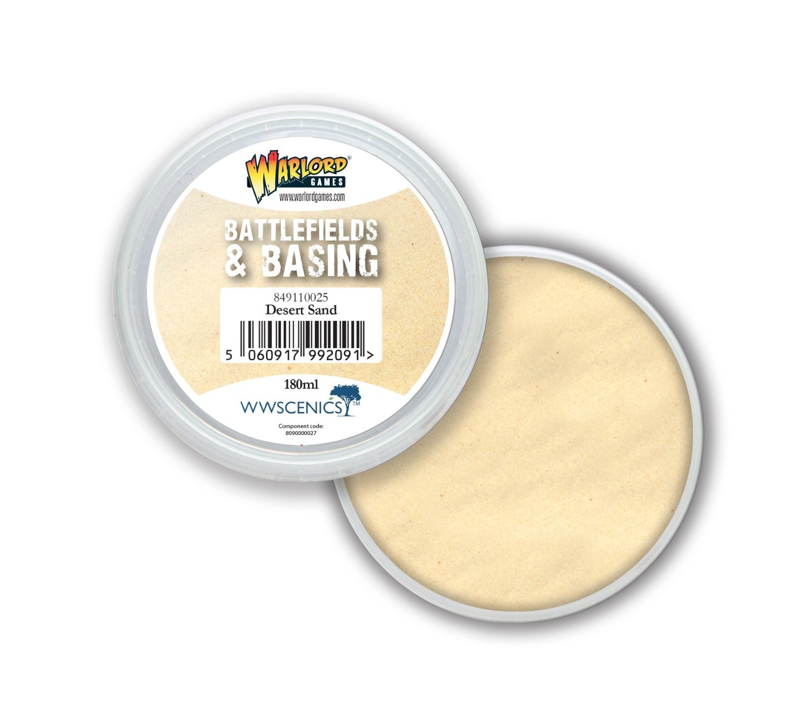 DESERT SAND Warlord Games Battlefields & Basing 849110025 180ml Tub