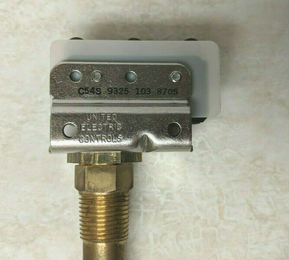 New NOS United Electric Controls Temperature Switch Type C54S Model 103