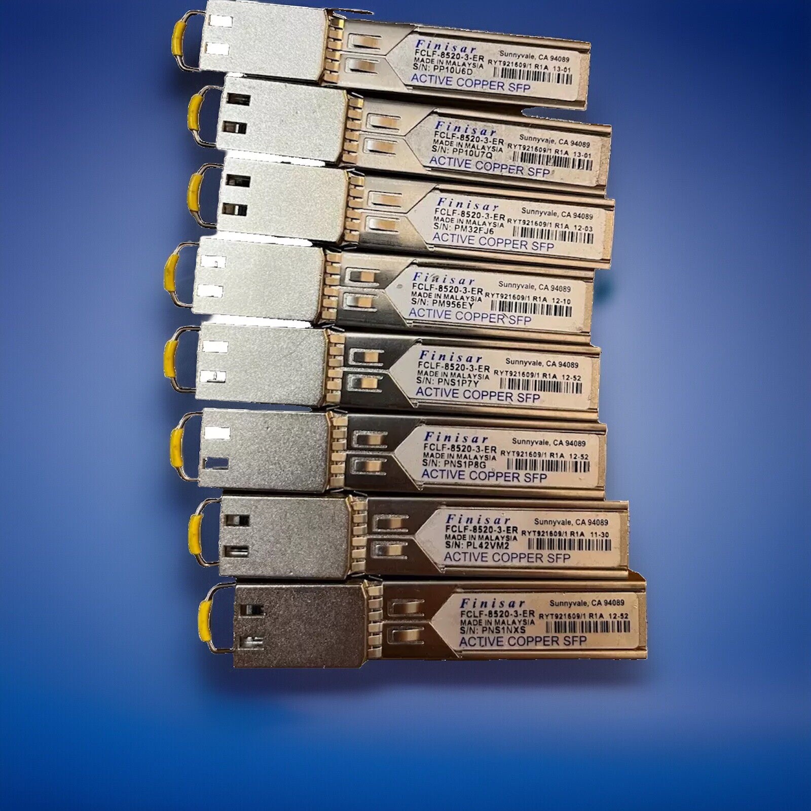 LOT 4 FCLF-8250-3-ER  ORIGINAL FINISAR ACTIVE COPPER SFP  SFP GB-TX RJ45