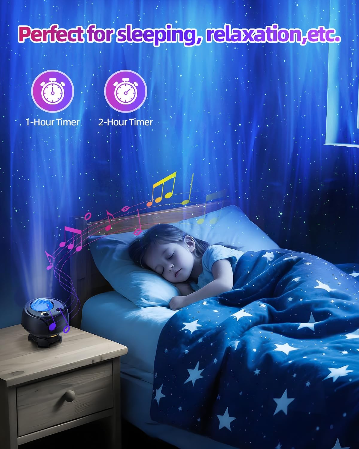 Largest Coverage Area Northern Lights Projector,15 Combinations Galaxy Projec...