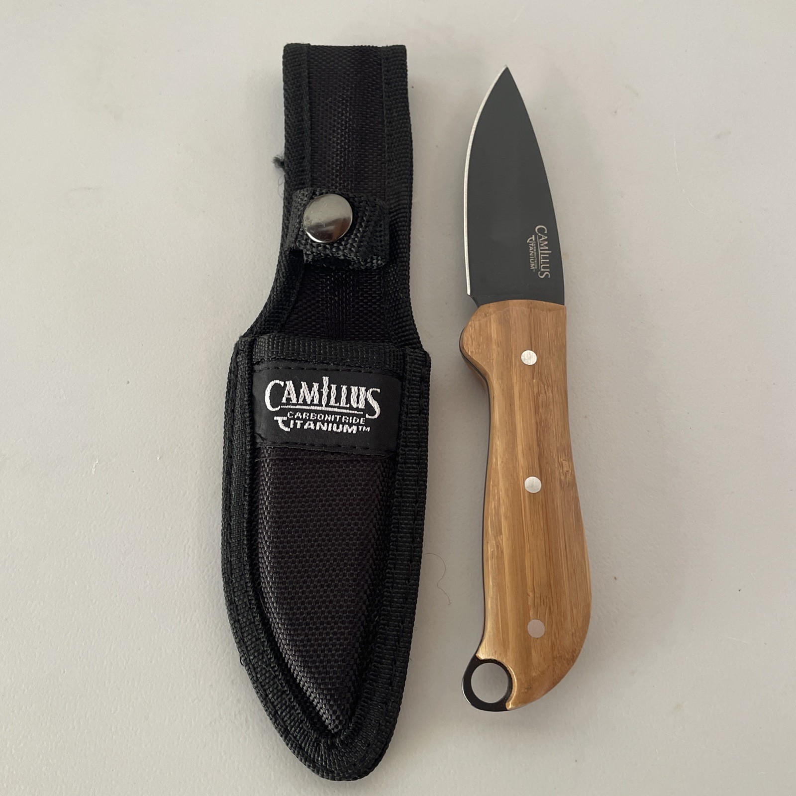 Camillus 3.5” Fixed Blade Knife - AUS-8