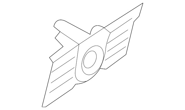 Genuine Volkswagen Park Sensor Bracket 3CN-919-494