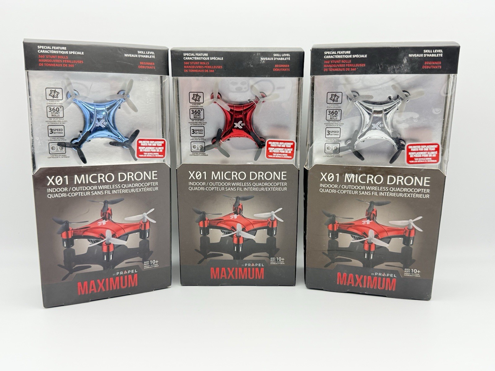 Propel Maximum X01 Micro Drones Indoor Outdoor Wireless Quadrocopters