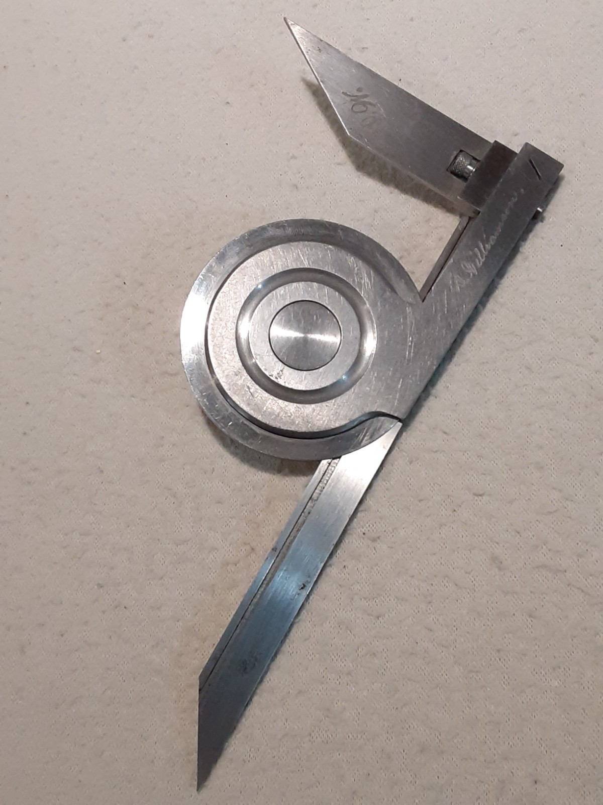 Vintage Starrett Bevel Protractor #359 Pat 1921