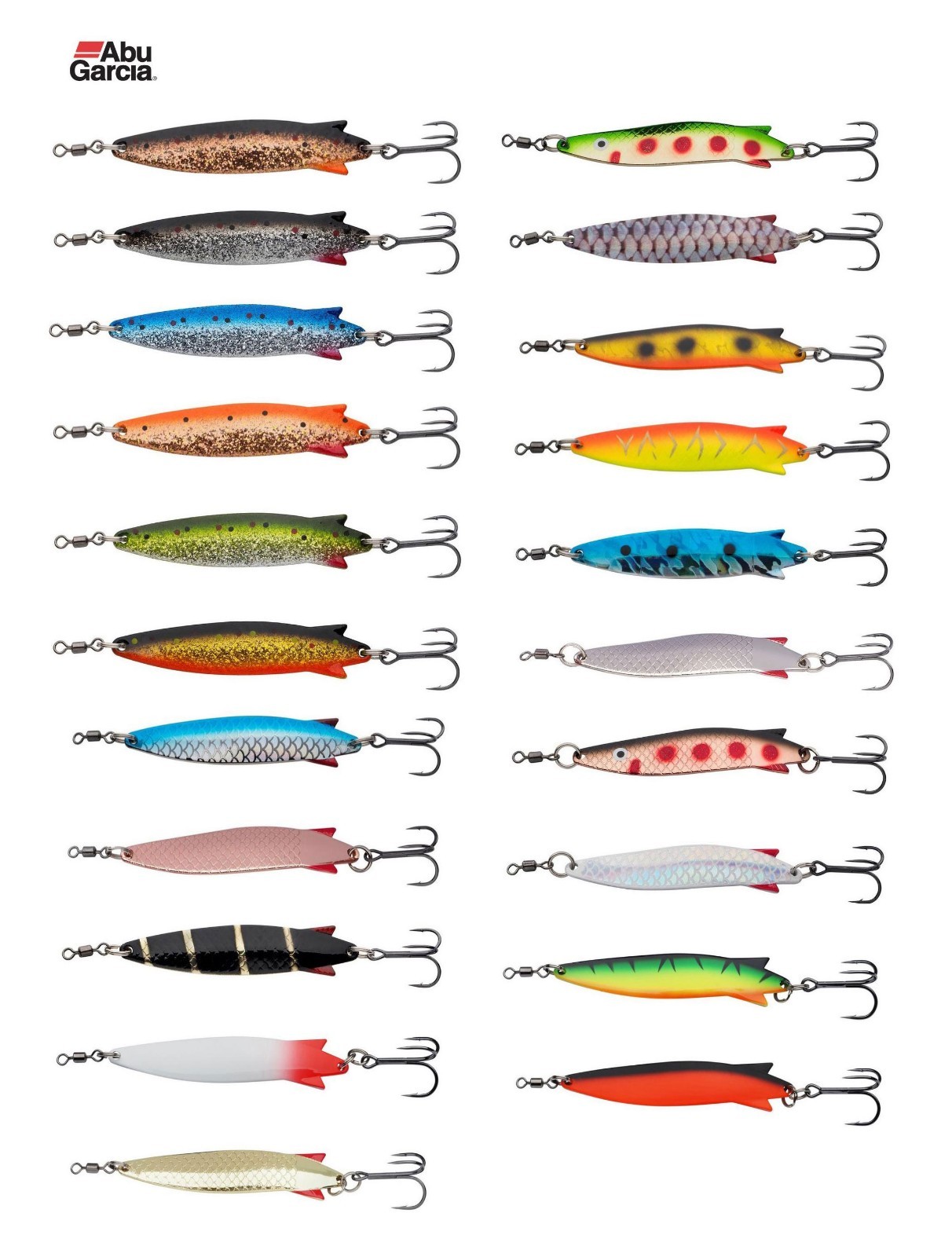 Abu Garcia Toby Spoon Fishing Lures 7g - 60g / All Sizes & New Colours