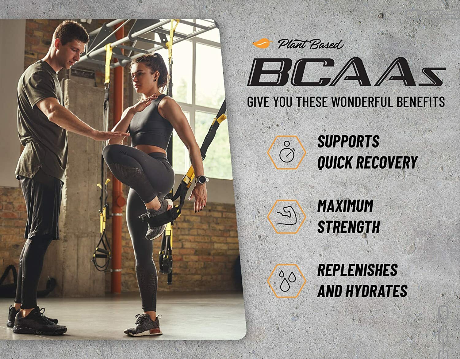Snap Supplements Peach Mango BCAA Powder - Amino Energy - 2 Pack