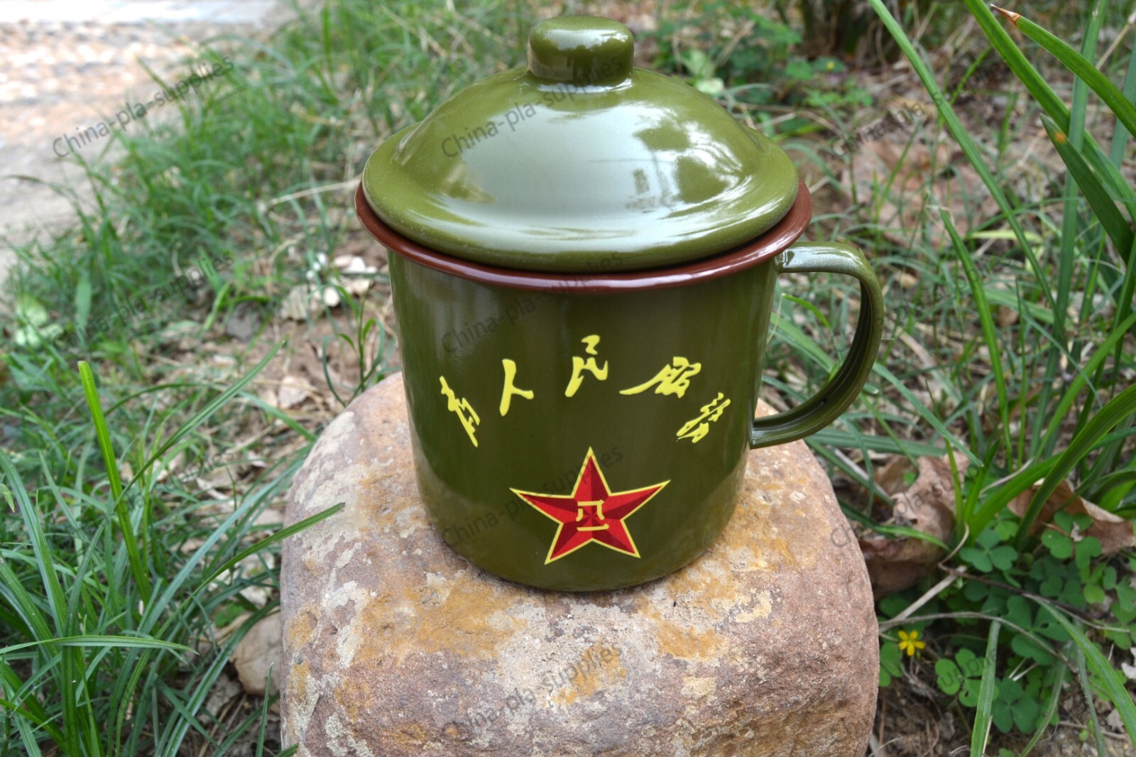 Chinese Army PLA 10cm Enameled cup