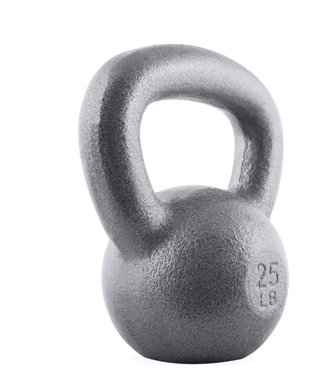 CAP Barbell Cast Iron Kettlebell, Single, 25-Pounds