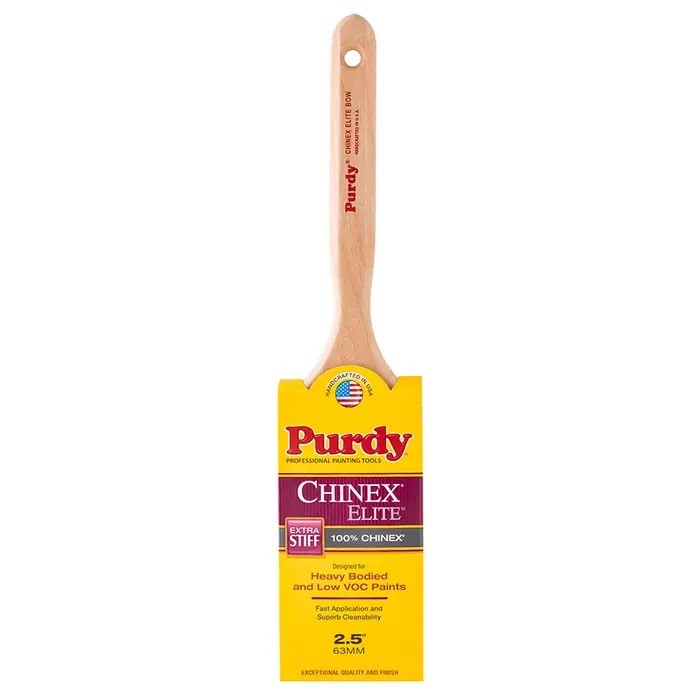 Genuine Purdy Chinex Elite Bow Flat 2-1/2" Paint Brush 144553025