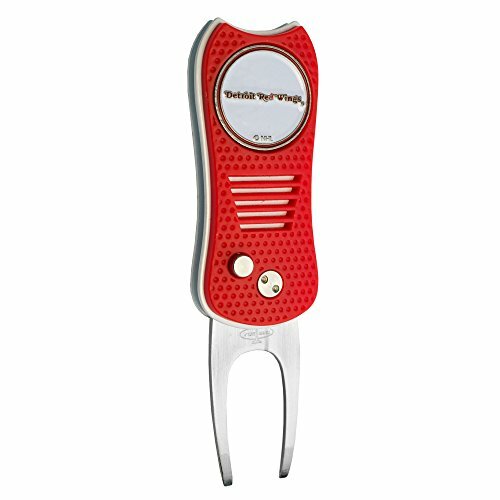 Detroit Redwings Switchblade Divot Tool with ball marker magnet attach
