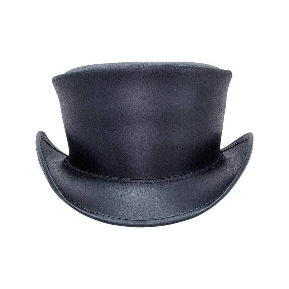 Handmade Leather Steampunk Top Hat Gothic Victorian Biker Cosplay Gift