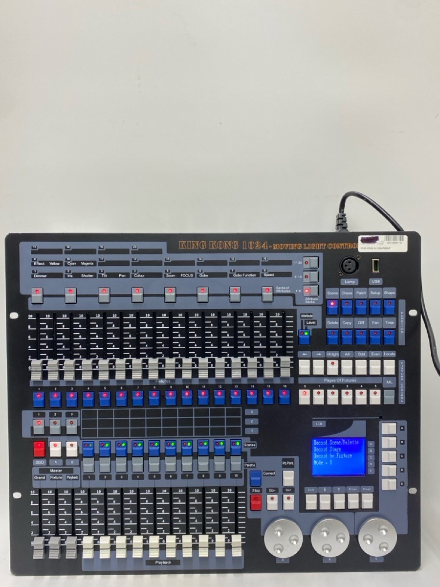 KingKong 1024 Controller DMX Controller Lighting Console w/ Case (UD1040110)
