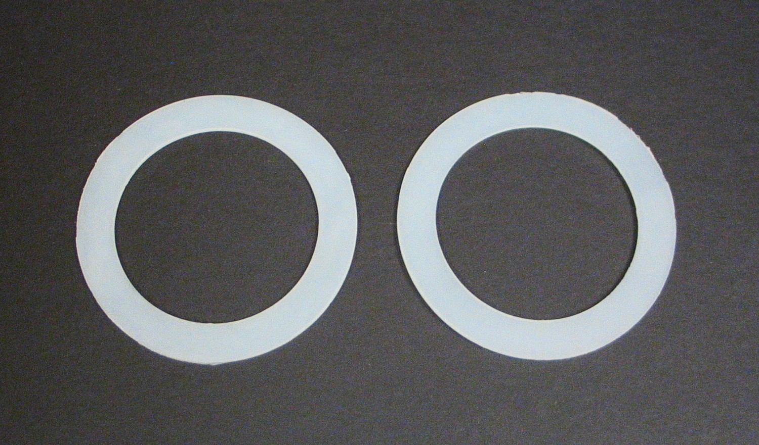 Silicone Washer (lot of 2) for 1 1/4" Bulkhead Fitting,  3" od x 2" id
