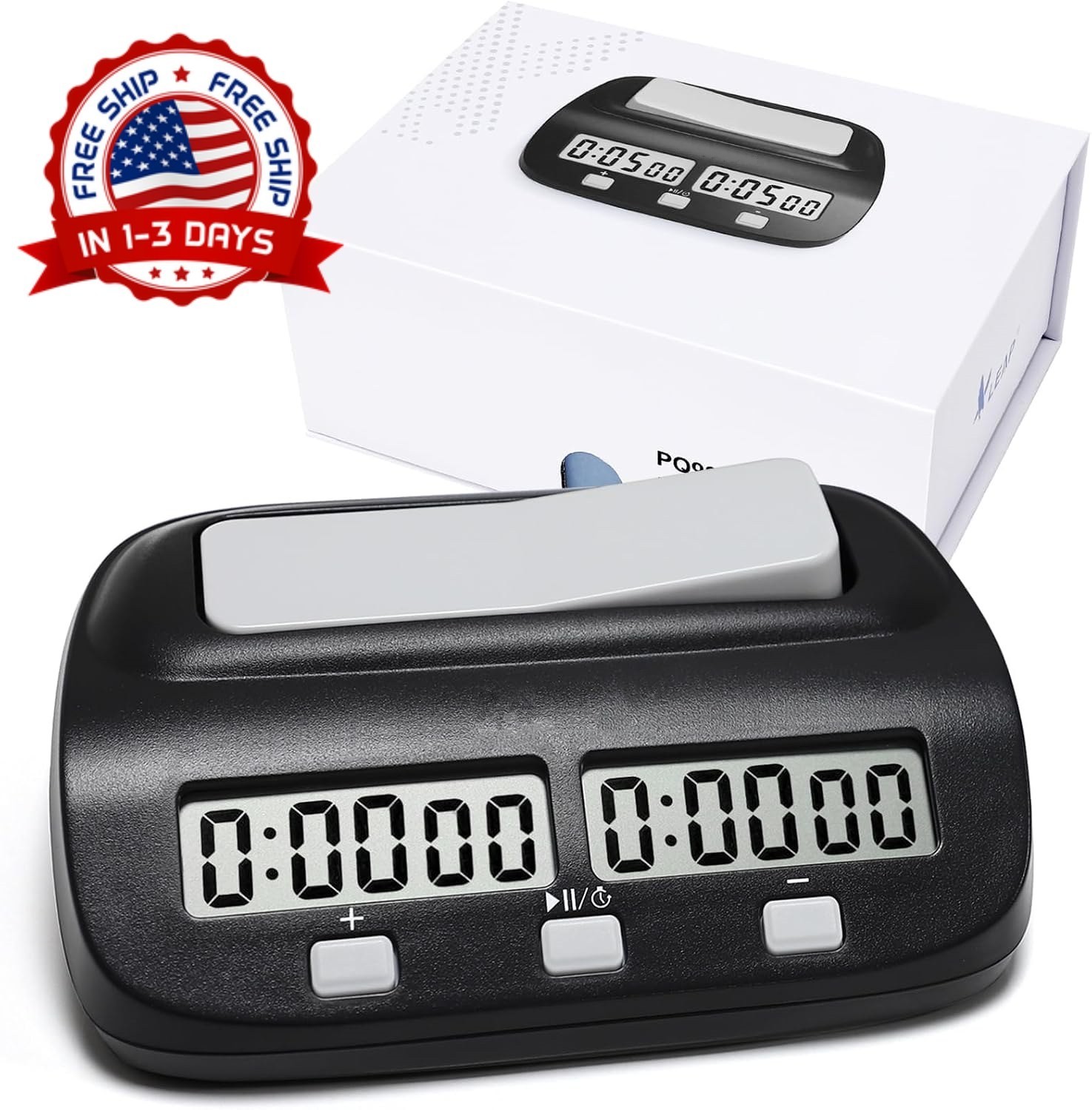 Reloj de Ajedrez Digital Profesional Cronometro con Alarma para Juegos de Mesa