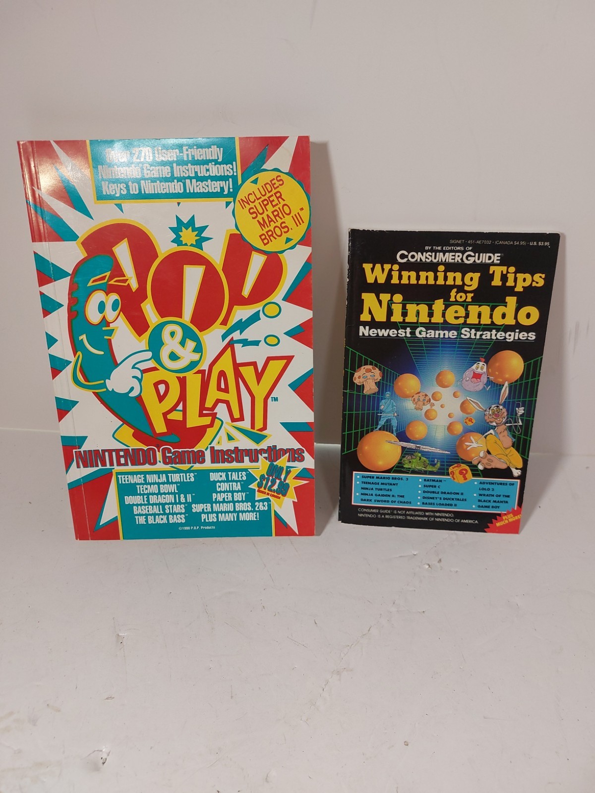 Vintage Nintendo Video Game Books