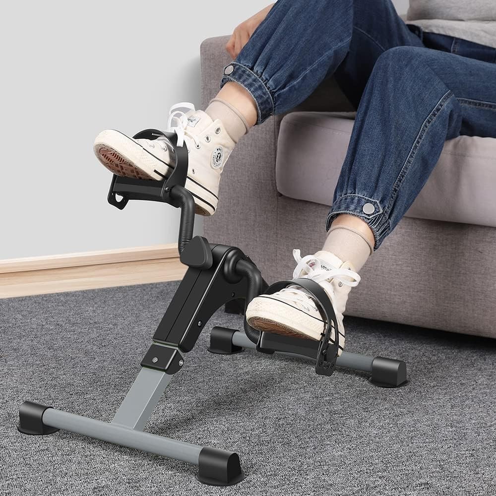 Foldable Under Desk Mini Bike - Smart Pedal Exerciser for Home & Office