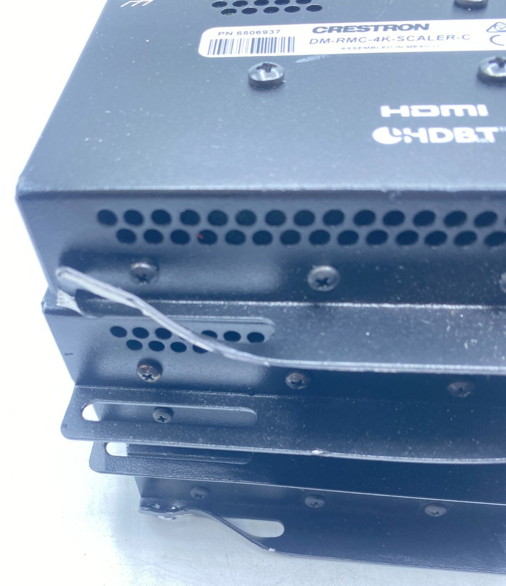 Crestron Lot of 4 Room Controller HDMI HDBT DM-RMC-4K-Scaler C 6506937 Working
