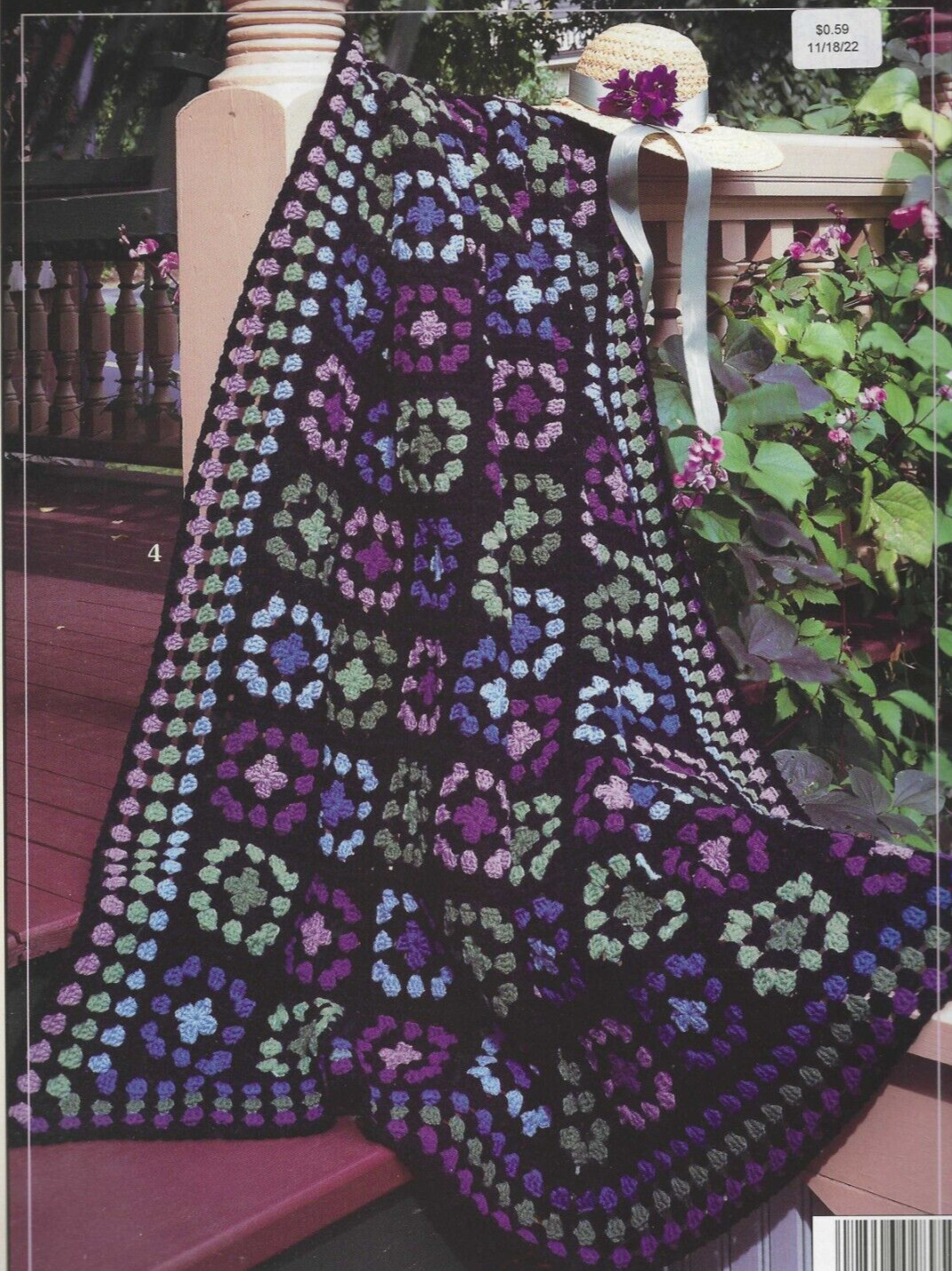 GRANNIES BY DESIGN-5 Beautiful Afghan Designs--Crochet Pattern Booklet
