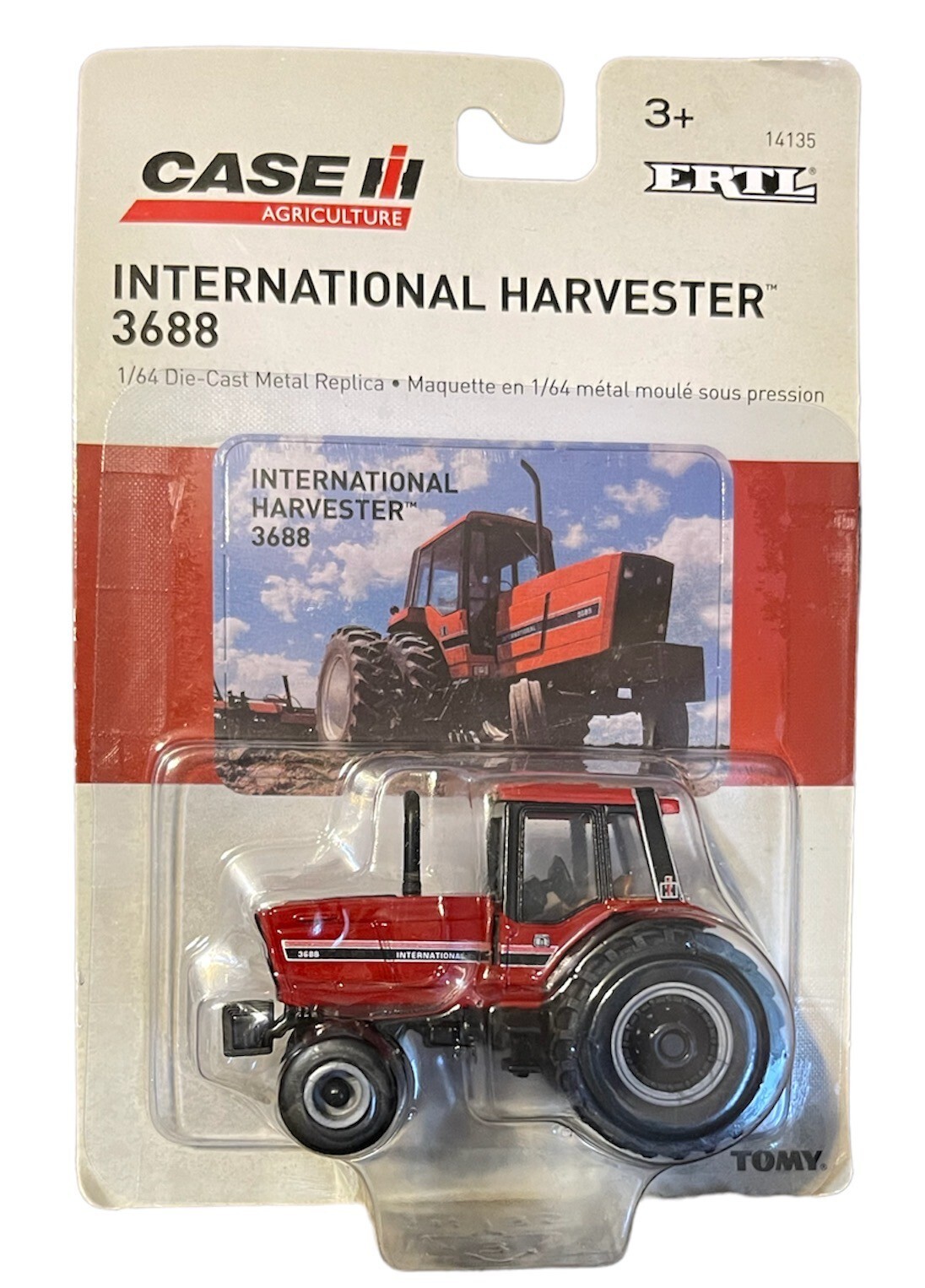 IH International Harvester 3688 Tractor Red "Case IH Agriculture" 1/64 Diecast M