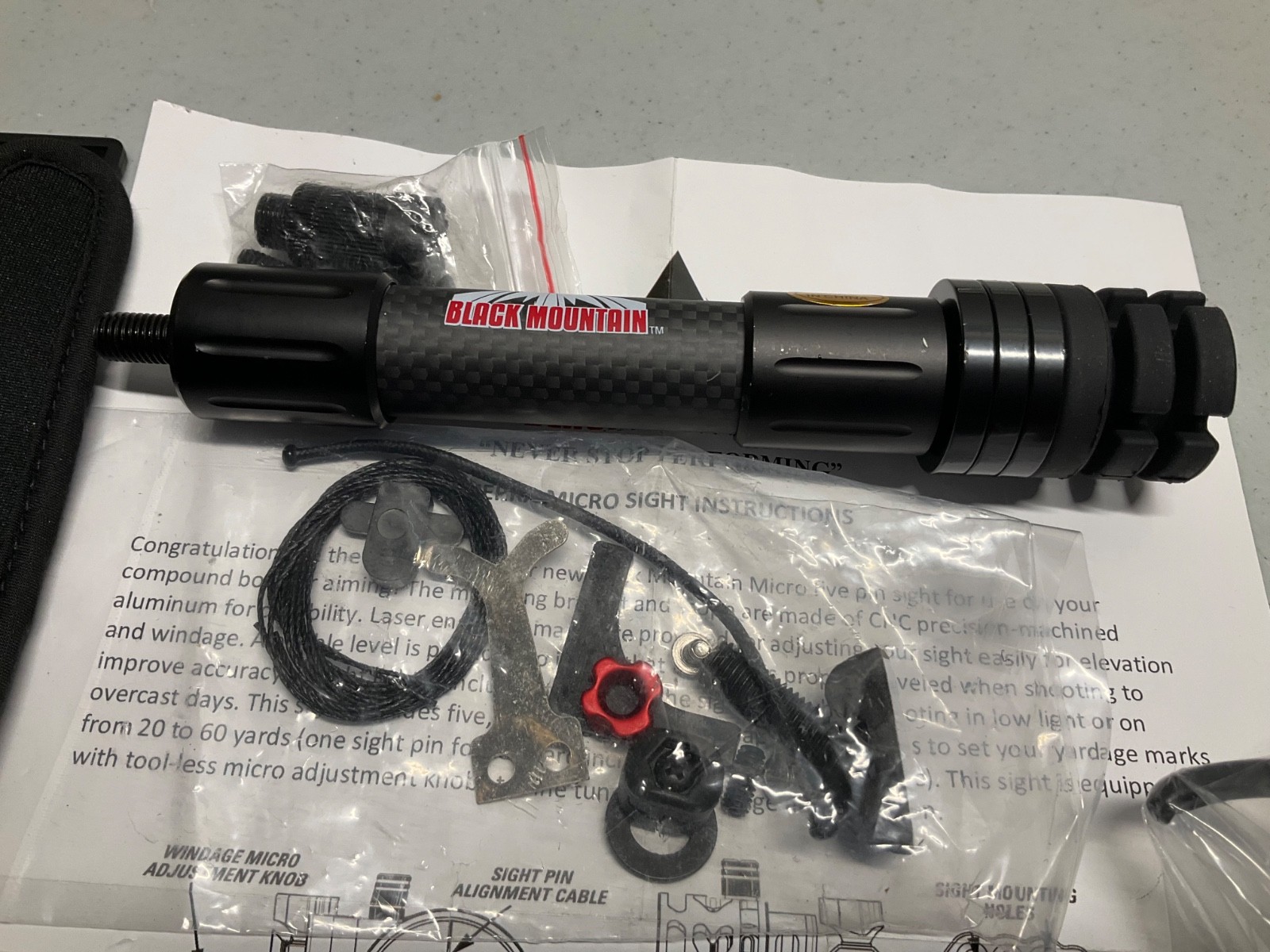 Black Mountain Stabilizer Archery Various Parts LOT