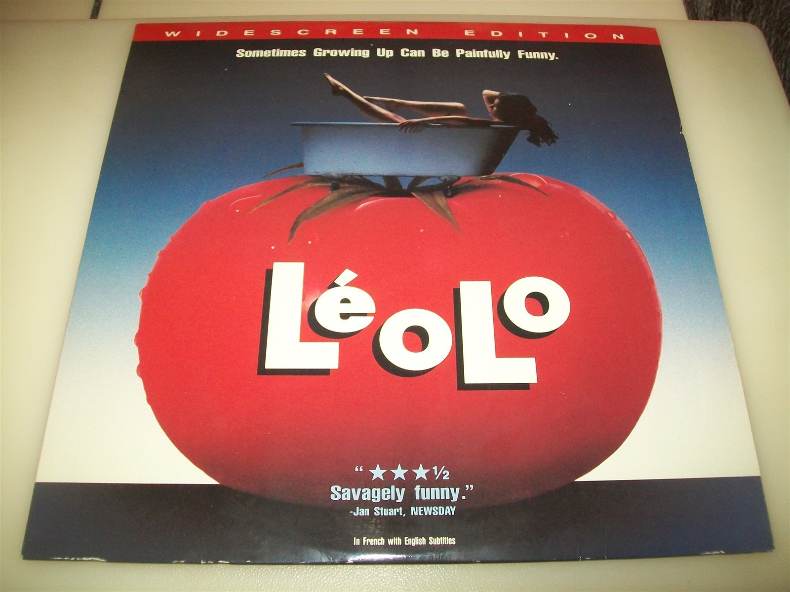 LEOLO Laserdisc LD WIDESCREEN FORMAT EXCELLENT CONDITION VERY RARE W/TRAILER!