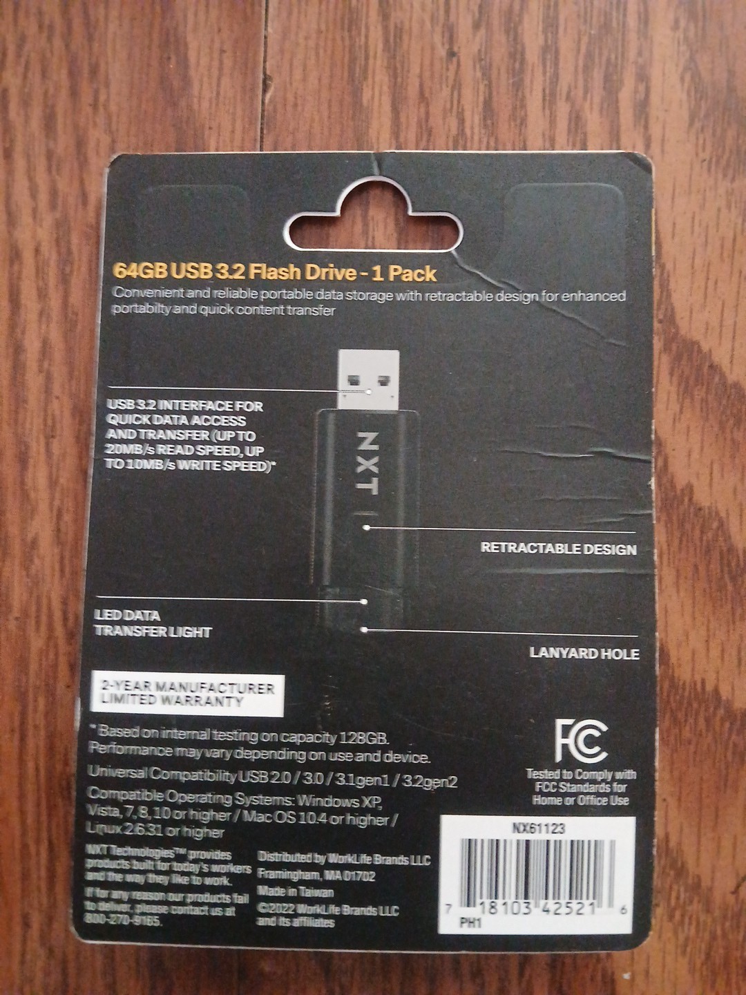 NXT TECHNOLOGIES ~ 64GB ~ 3.2 FLASH DRIVE