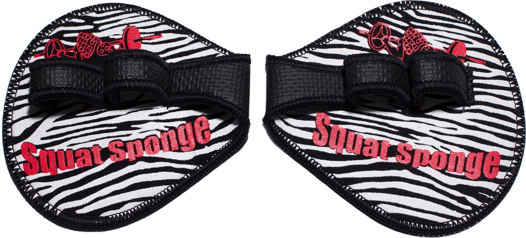 Squat Sponge Alligator Lifting Grip Pads Zebra Print Powerlifting Hand Protector