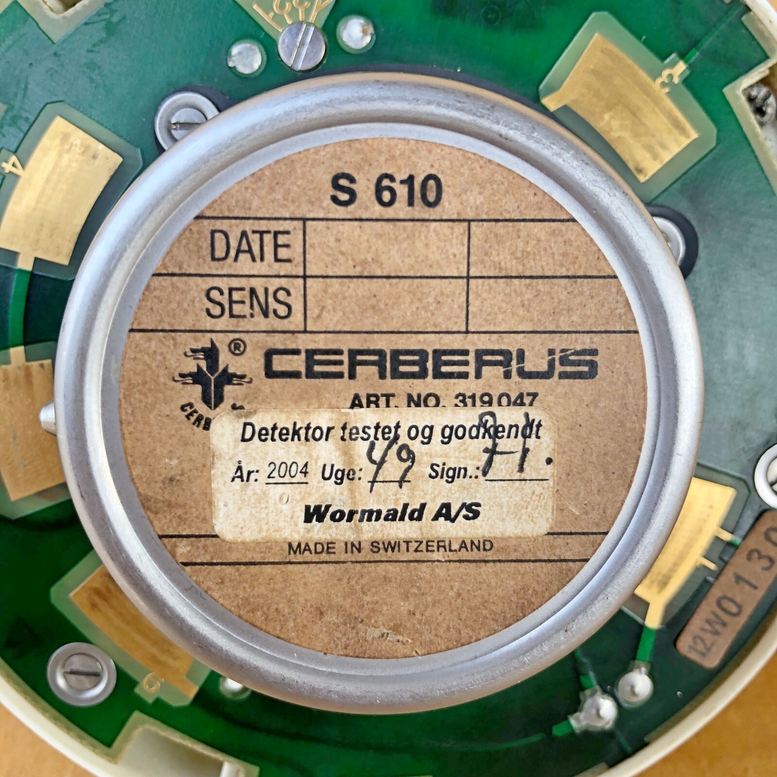 SIEMENS CERBERUS S610 INFRARED FLAME DETECTOR