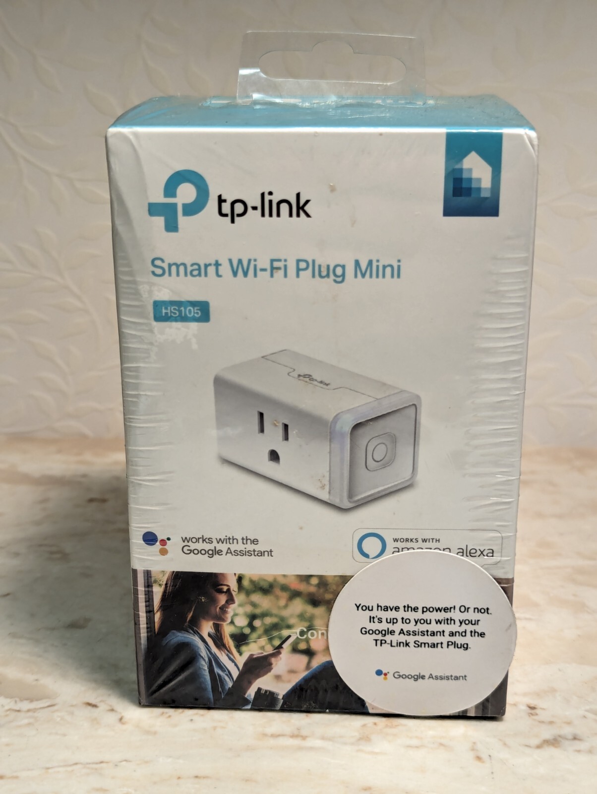 TP-Link Kasa Smart Wi-Fi Plug Mini Works with Alexa And Google Assistant HS105