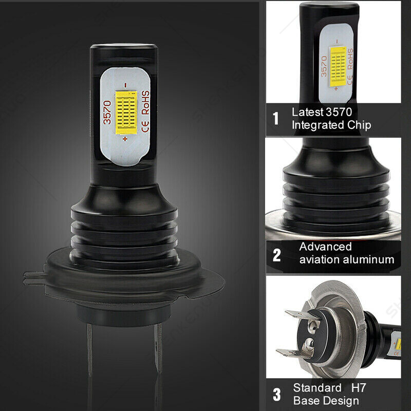 For Subaru Outback Legacy 2005-2013 2014 High/Low Beam LED Headlight Bulbs 6000K
